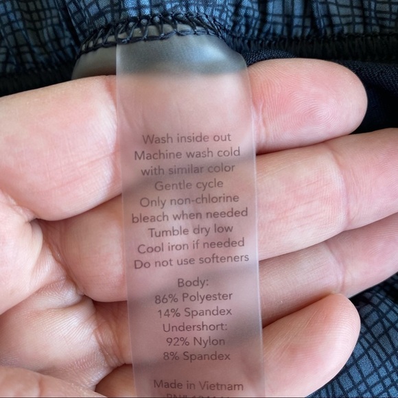 Calia by Carrie Underwood Anywhere Skirt Skort Caviar Crosshatch Gray Medium - Picture 10 of 10